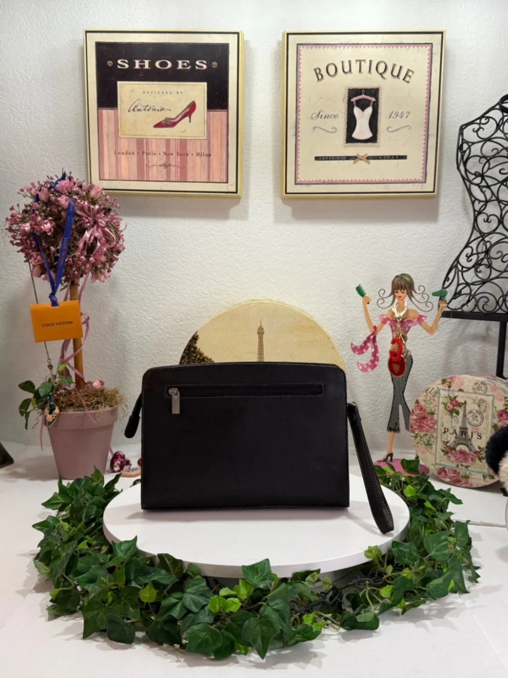 👛CHIC DUNHILL BLACK WRISTLET!👛